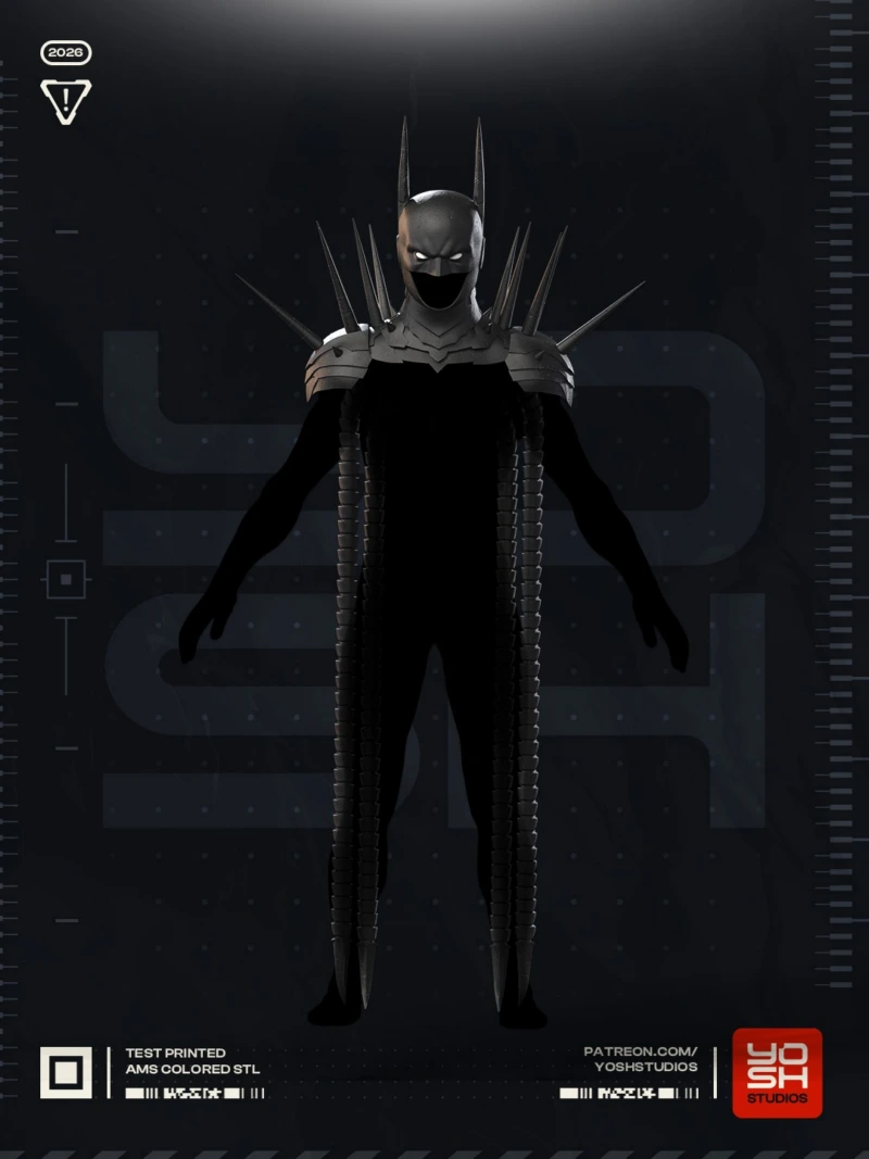 Batman Spike Suit (DC Comics) STL model for 3D printing