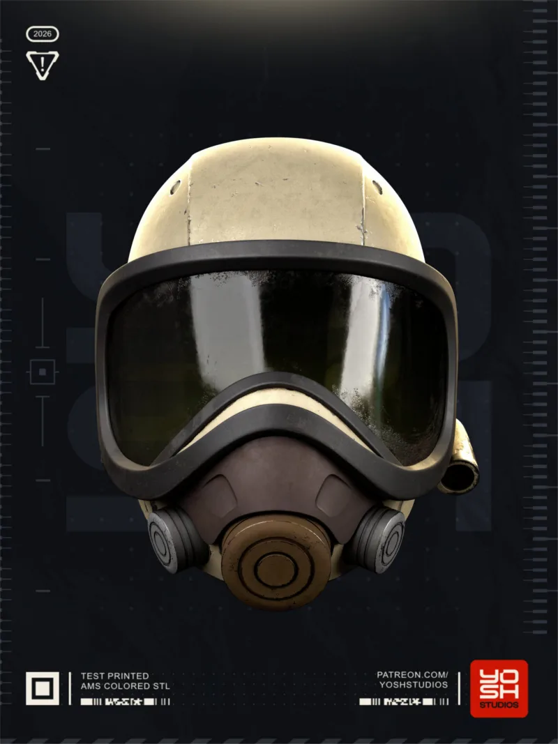 Driftcoat Helmet (Arc Raiders) STL model for 3D printing