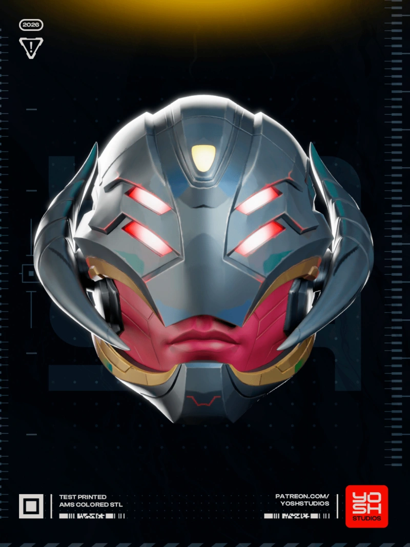 Infinity Ultron Helmet (Marvel) STL model for 3D printing