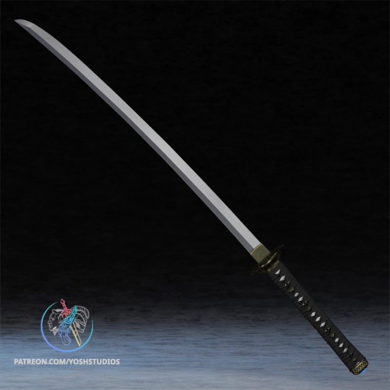 Leonardo Katana (Fortnite) STL model for 3D printing