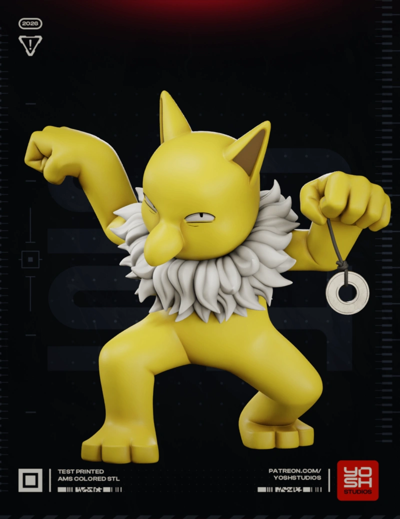 Hypno Life Size (Pokemon) STL model for 3D printing