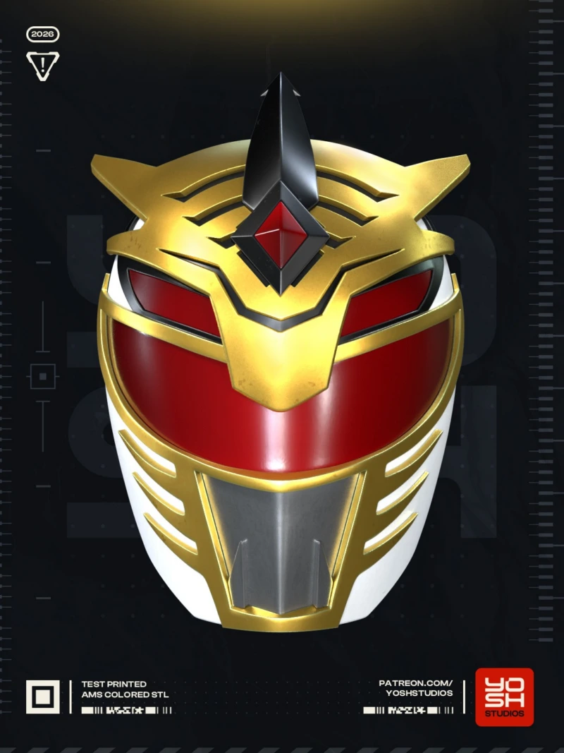 Lord Drakkon Helmet (Power Rangers) STL model for 3D printing