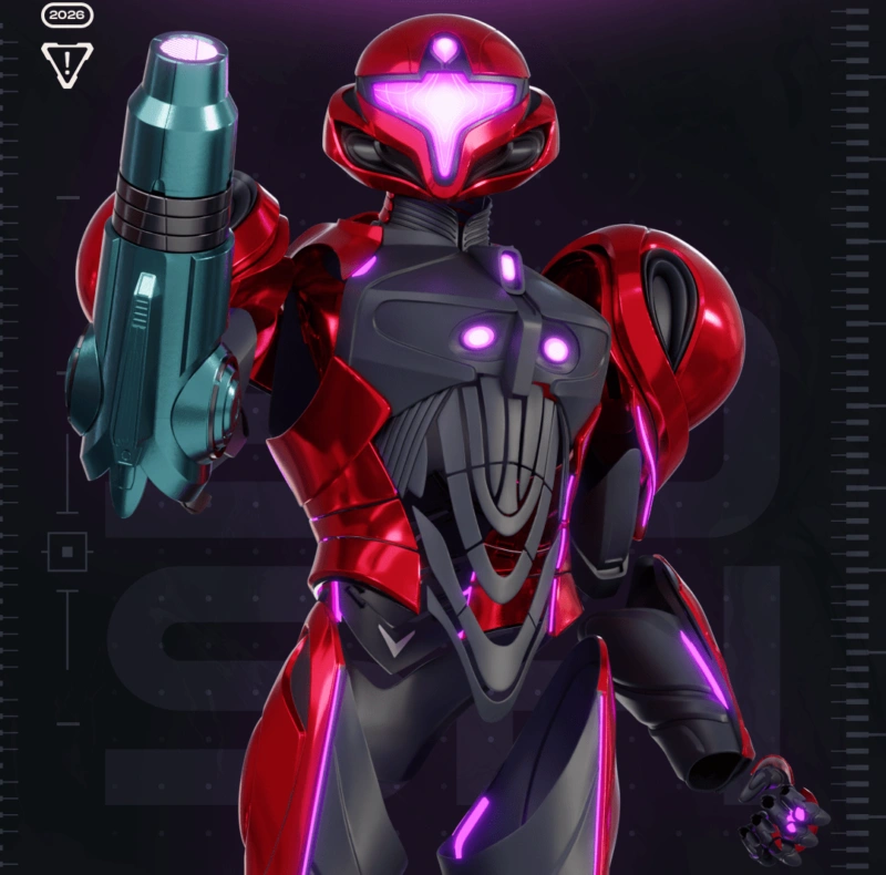 Samus Armor (Metroid) STL model for 3D printing