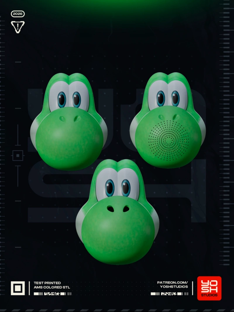Yoshi Helmet (Mario Galaxy) STL model for 3D printing
