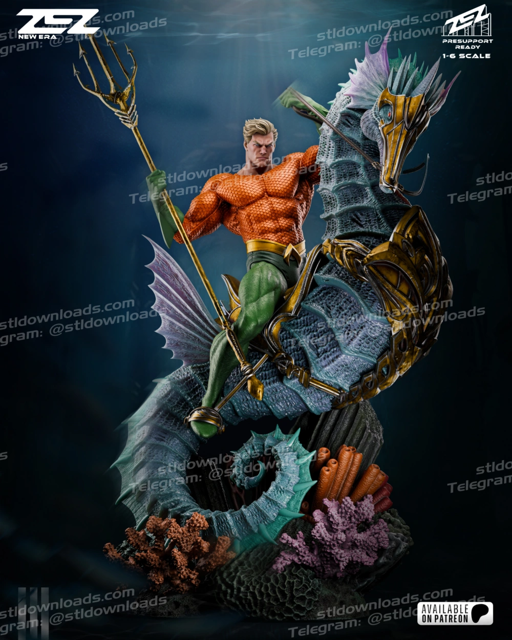 ZEZ Studio Aquaman Statue and Bust