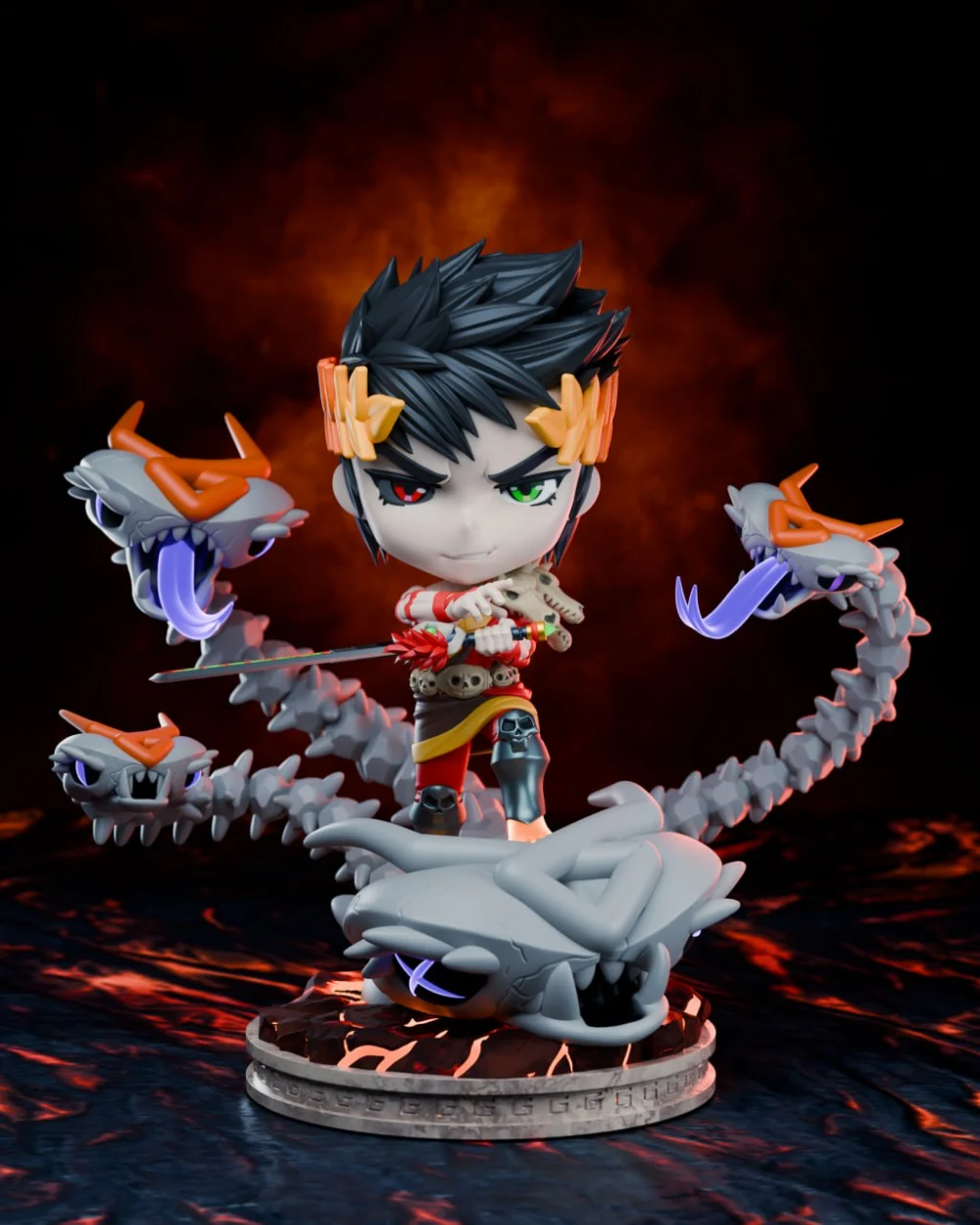 Zagreus Chibi Land Figures