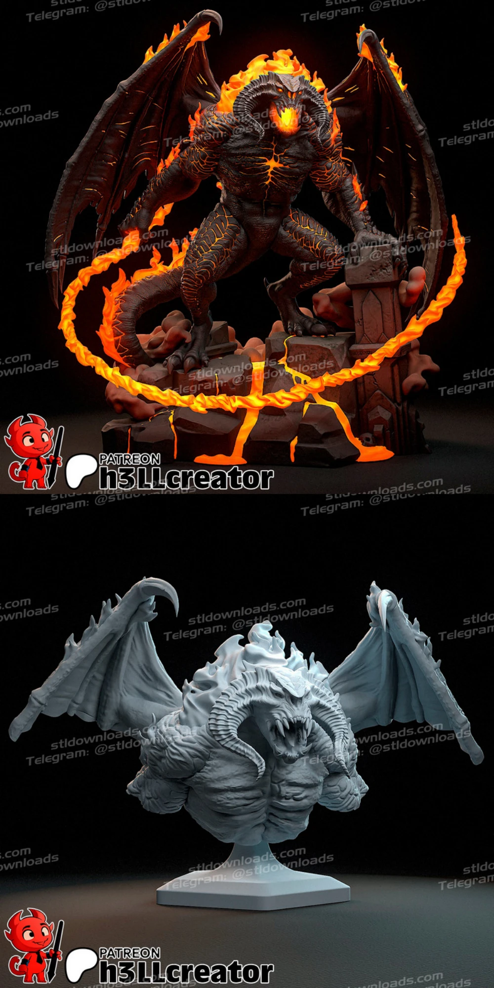 H3LL creator Balrog The Lord of the Rings