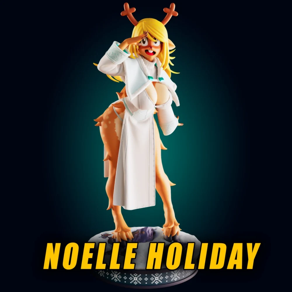 Noelle holiday cute deer girl 3d print model20260301 1 sbritm