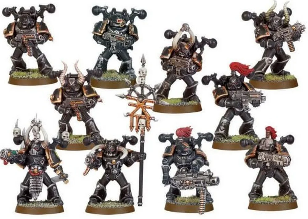 Chaos Space Marines (Warhammer) STL model for 3D printing