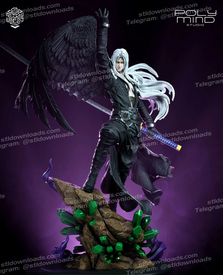 Sephiroth One-Winged Angel – Final Fantasy 3D printable STL model