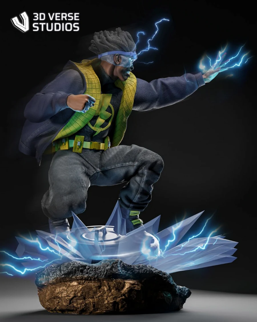 Static Shock - DC Comics 3D printable STL model