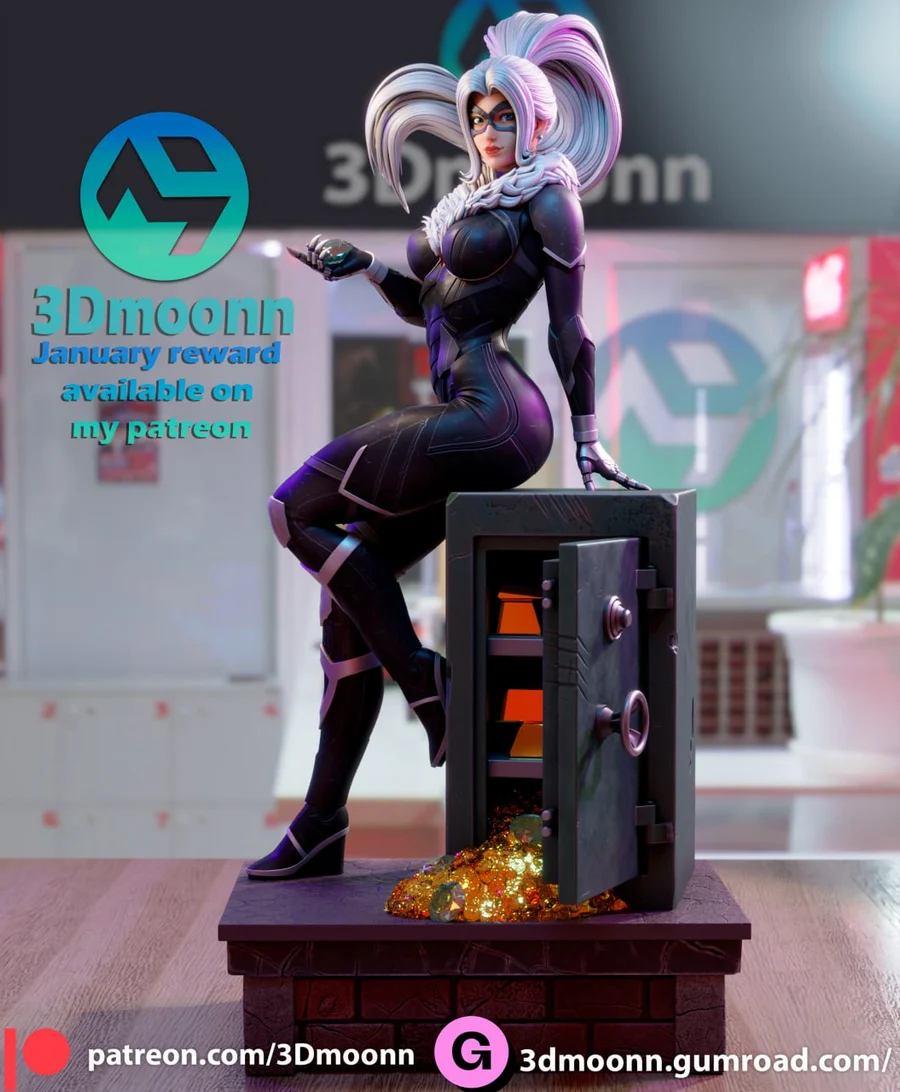 Black Cat Ultimate Edition – Marvel 3D printable STL model