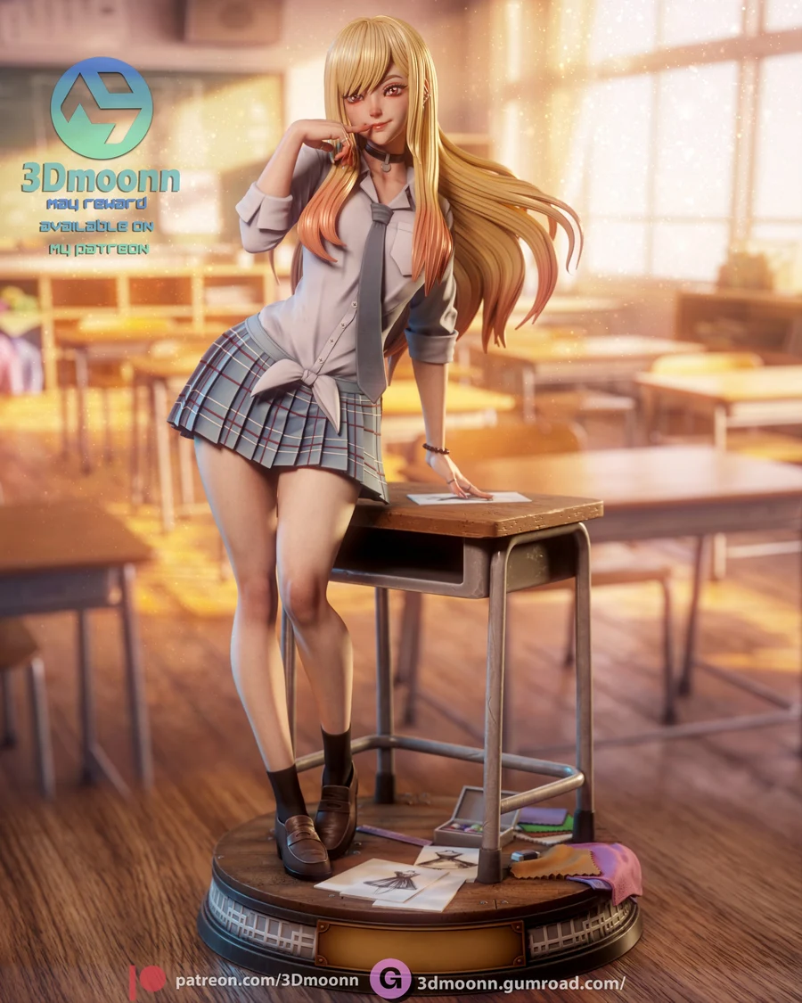 Marin Kitagawa – My Dress-Up Darling 3D printable STL model