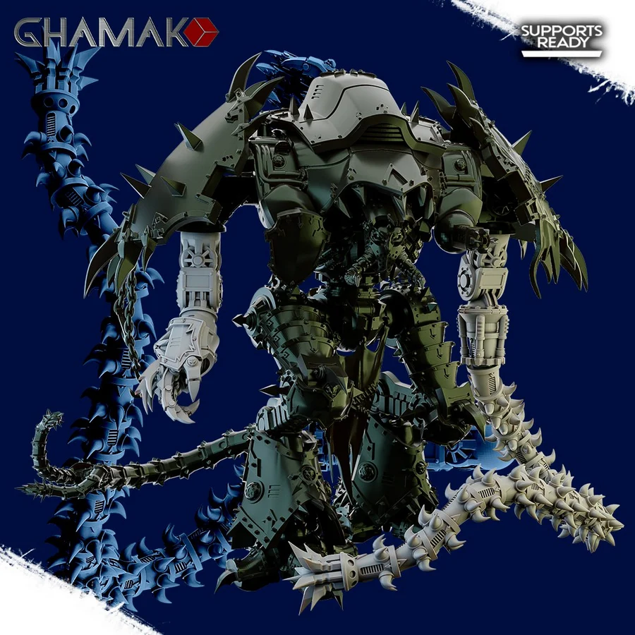 Complete Chaos Titan Extra Weapon 3D printable STL model