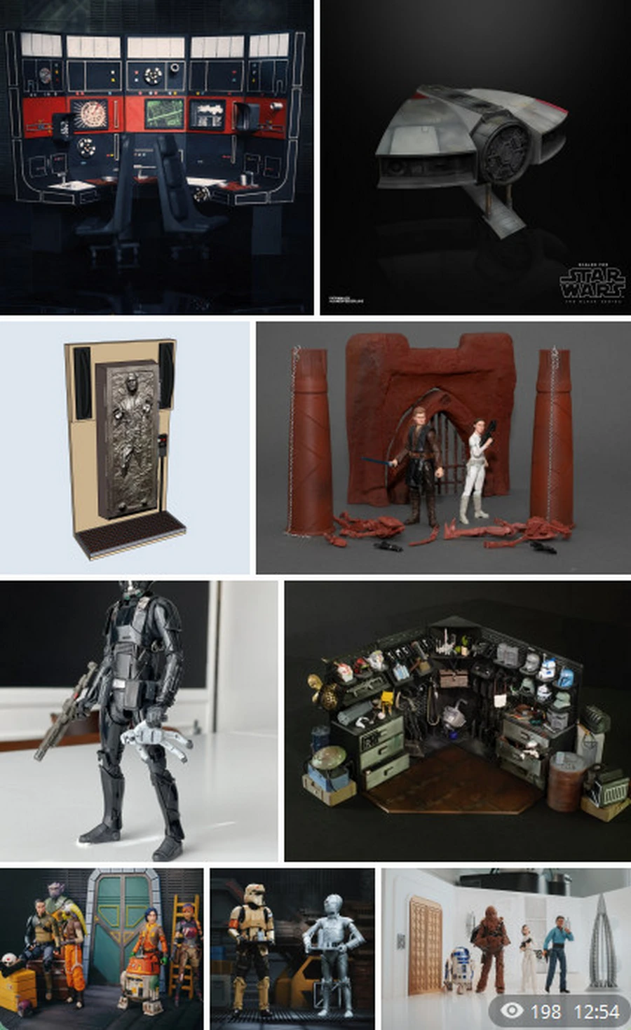 Luke Landspeeder Diorama Pack 4 – Star Wars 3D printable STL model