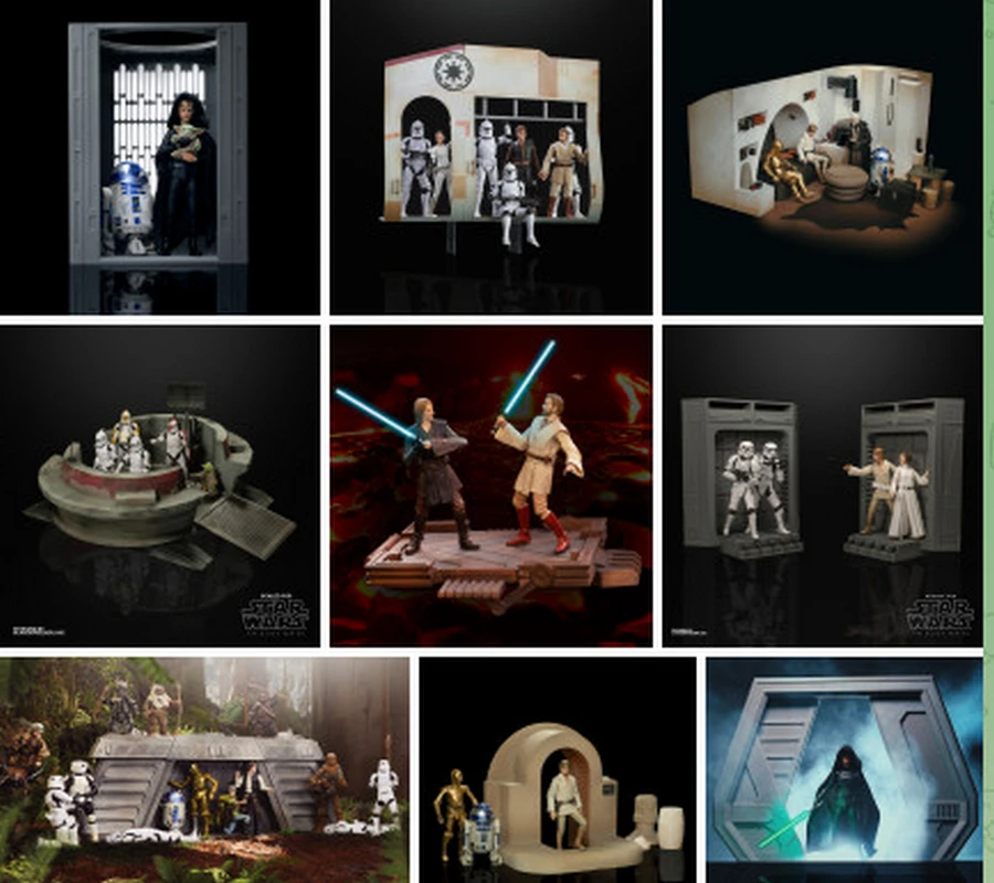 Luke Landspeeder Diorama Pack 6 – Star Wars 3D printable STL model