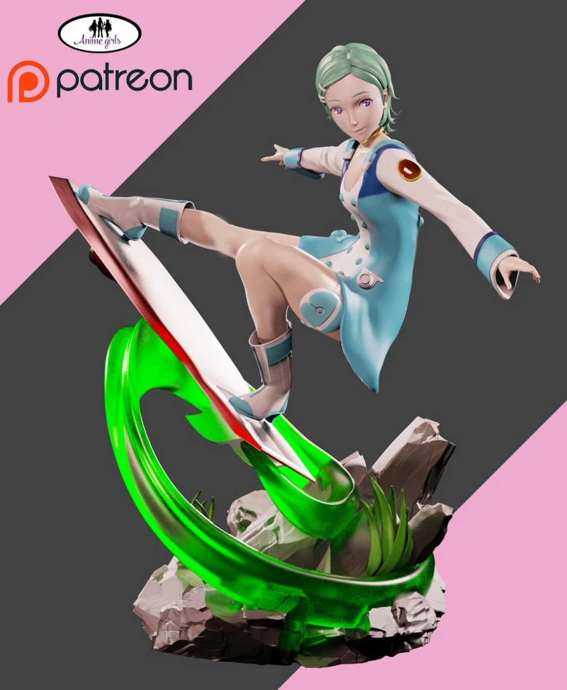 Eureka Girl (Anime Series) STL model for 3D printing