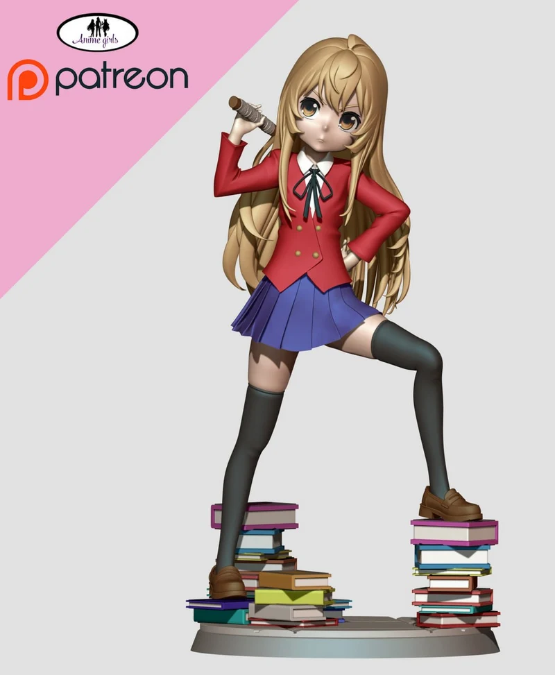Taiga Aisaka (Toradora) STL model for 3D printing
