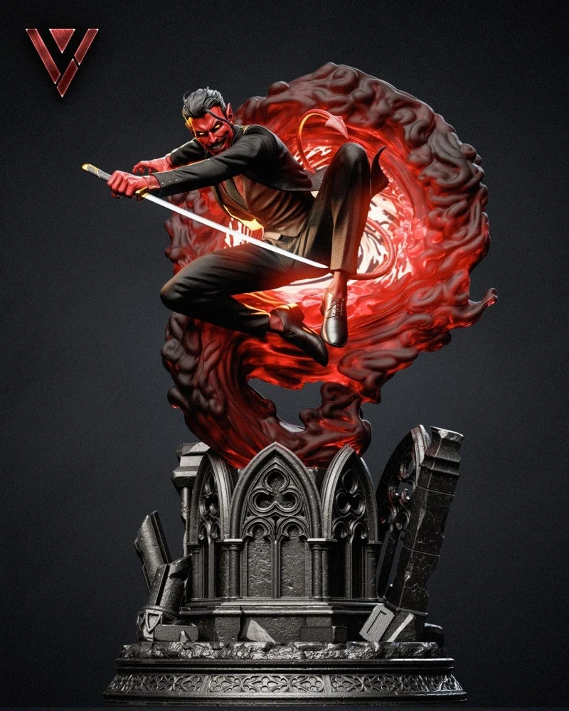 Azazel Father of Nightcrawler (Marvel) STL model for 3D printing