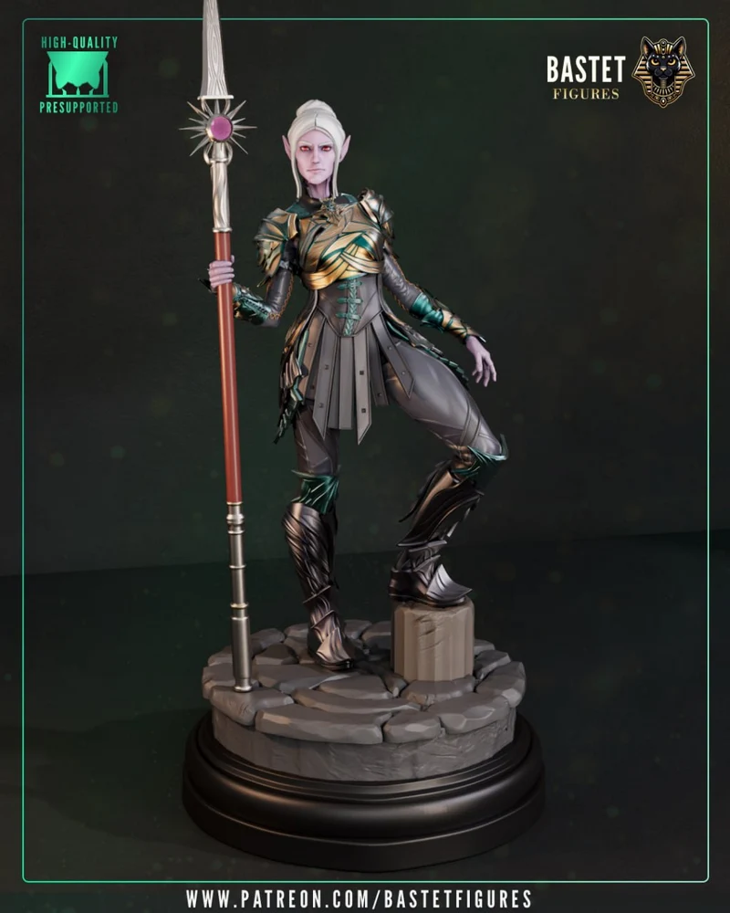 Minthara Drow (Baldur’s Gate) STL model for 3D printing