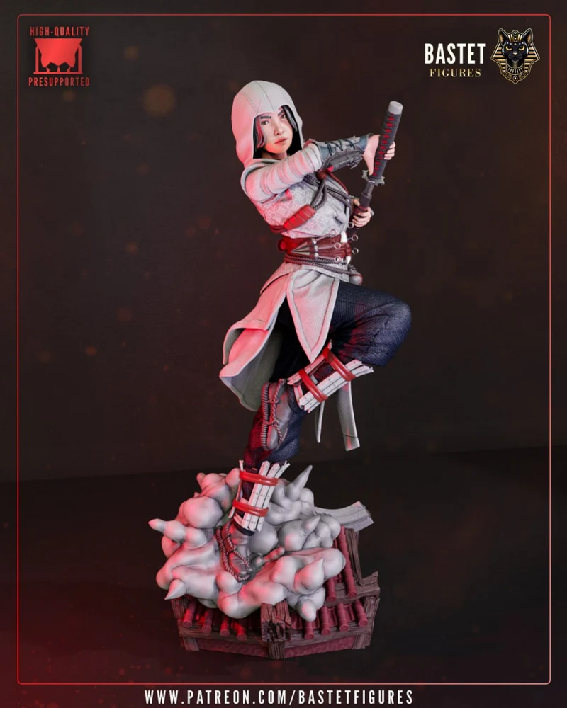 Naoe Assassin (Assassin’s Creed) STL model for 3D printing