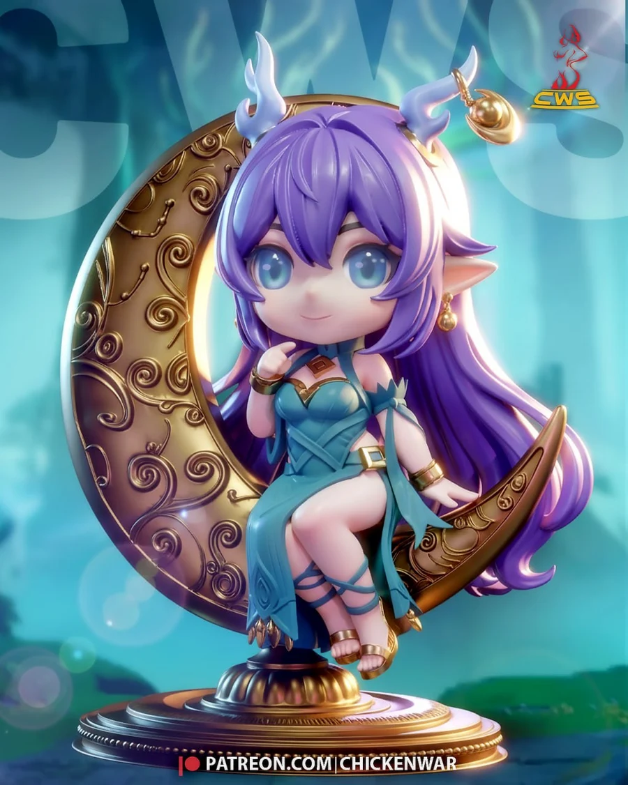 Lauma Chibi Version – Genshin Impact 3D printable STL model
