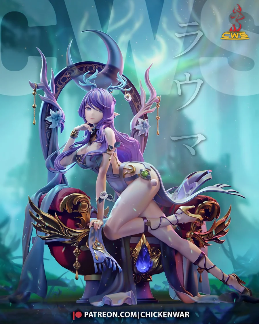Lauma Fantasy Girl – Genshin Impact 3D printable STL model