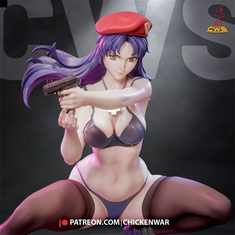 Misato Katsuragi (Evangelion) STL model for 3D printing