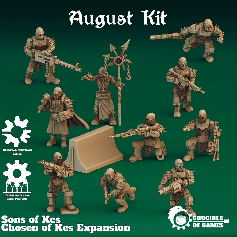 Chosen Sons of Sek (Warhammer) STL model for 3D printing