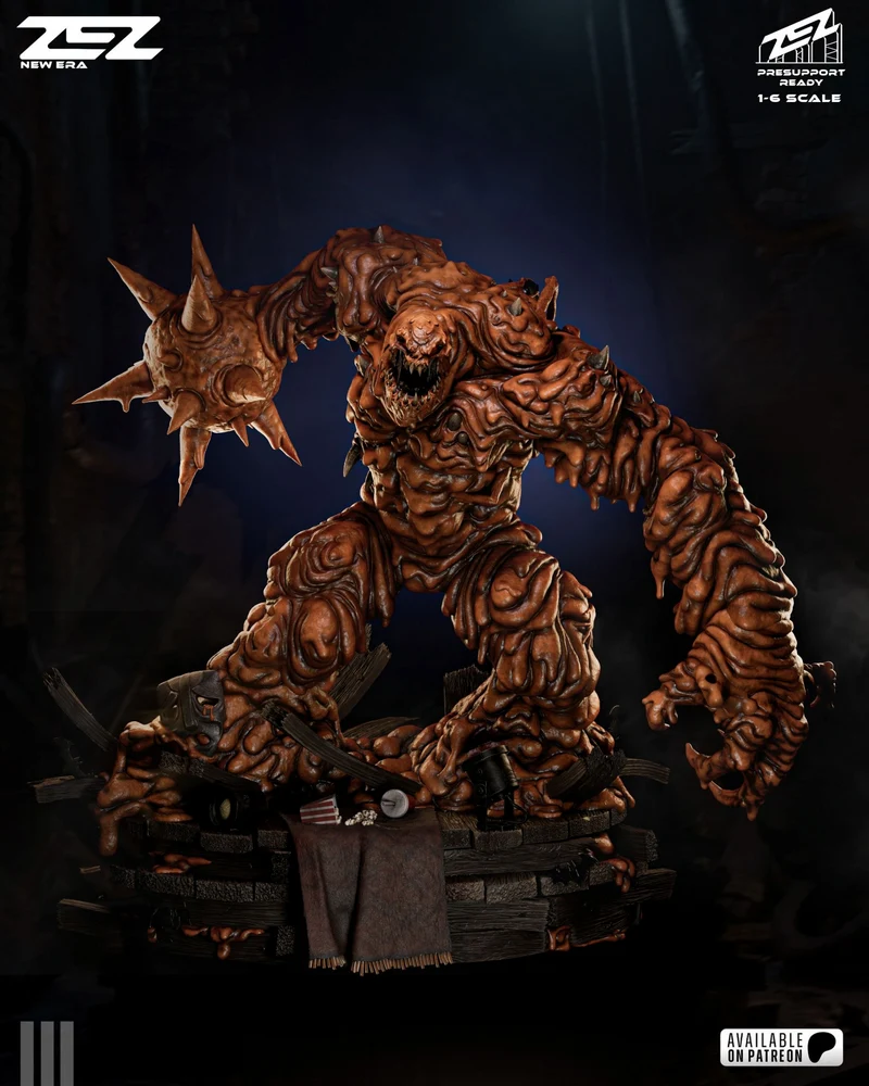Clayface Monster (DC Comics) STL model for 3D printing