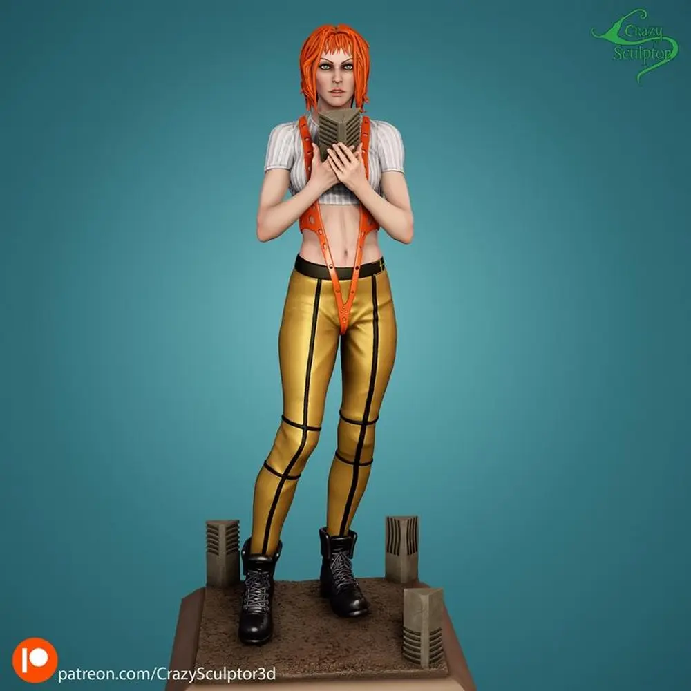 Leeloo (The Fifth Element) STL model for 3D printing