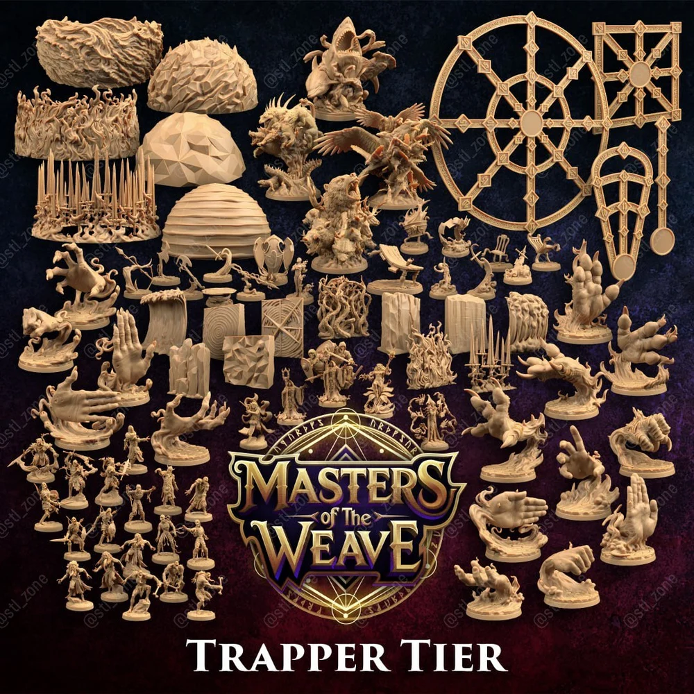 Masters of the Weave (Fantasy) STL model for 3D printing
