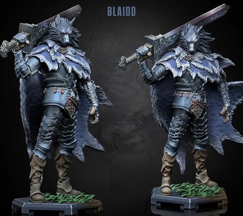 Blaidd (Elden Ring) STL model for 3D printing