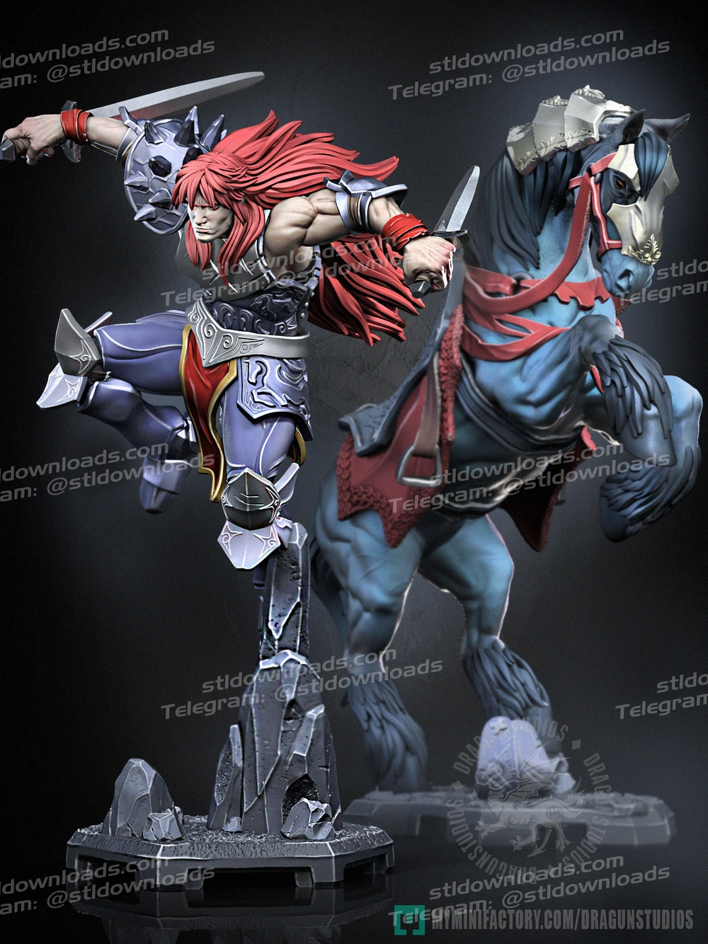 Braford Unmounted (Dark Souls) STL model for 3D printing