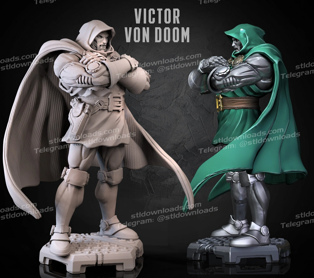 Doctor Doom (Marvel) STL model for 3D printing