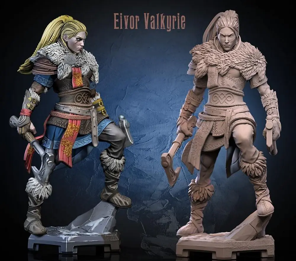 Eivor Valkyrie (Assassin’s Creed) STL model for 3D printing