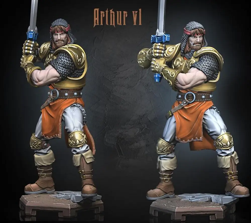 King Arthur (Arthurian Legend) STL model for 3D printing