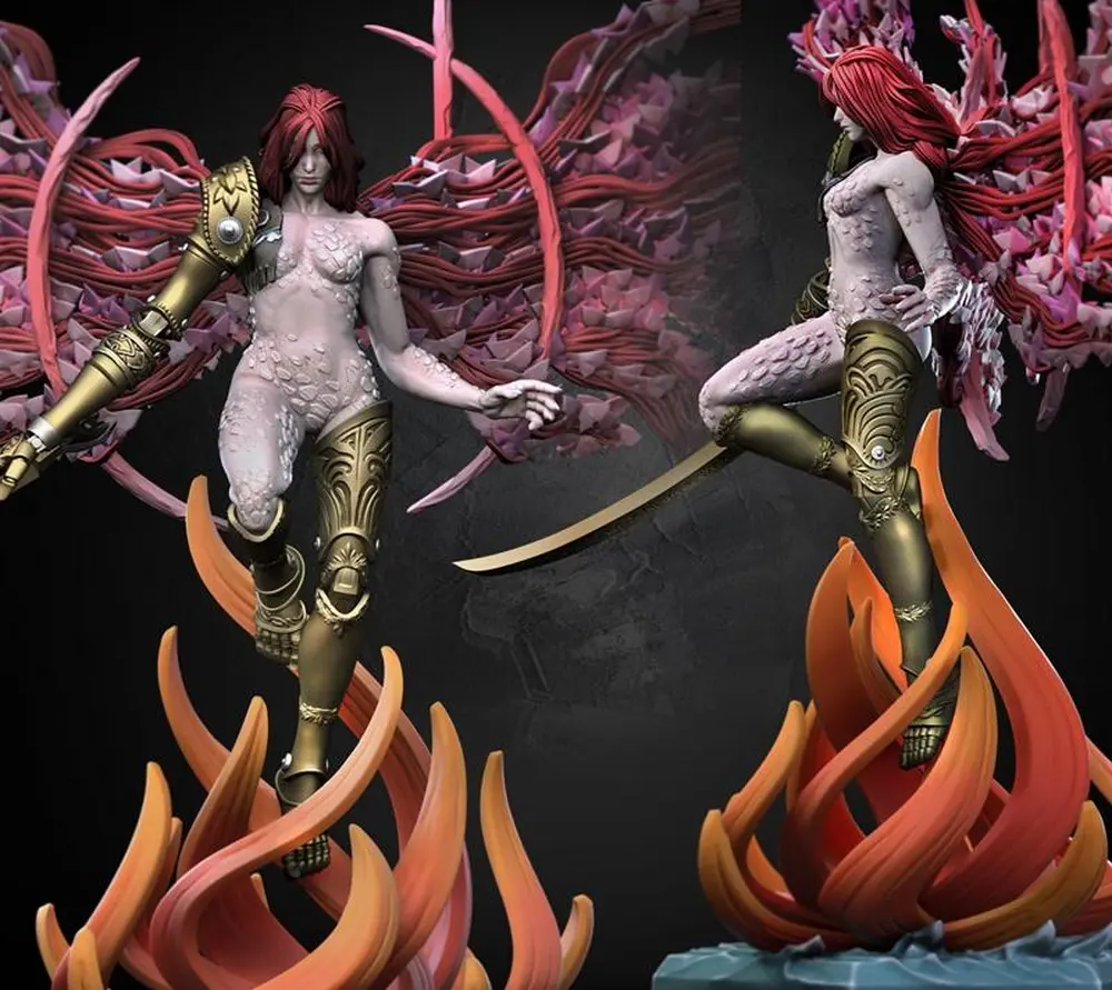 Malenia (Elden Ring) STL model for 3D printing