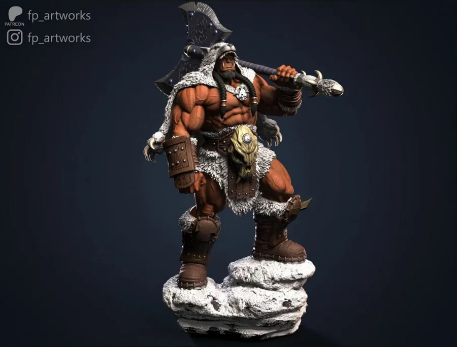 Durotan Orc Warchief – Warcraft 3D printable STL model