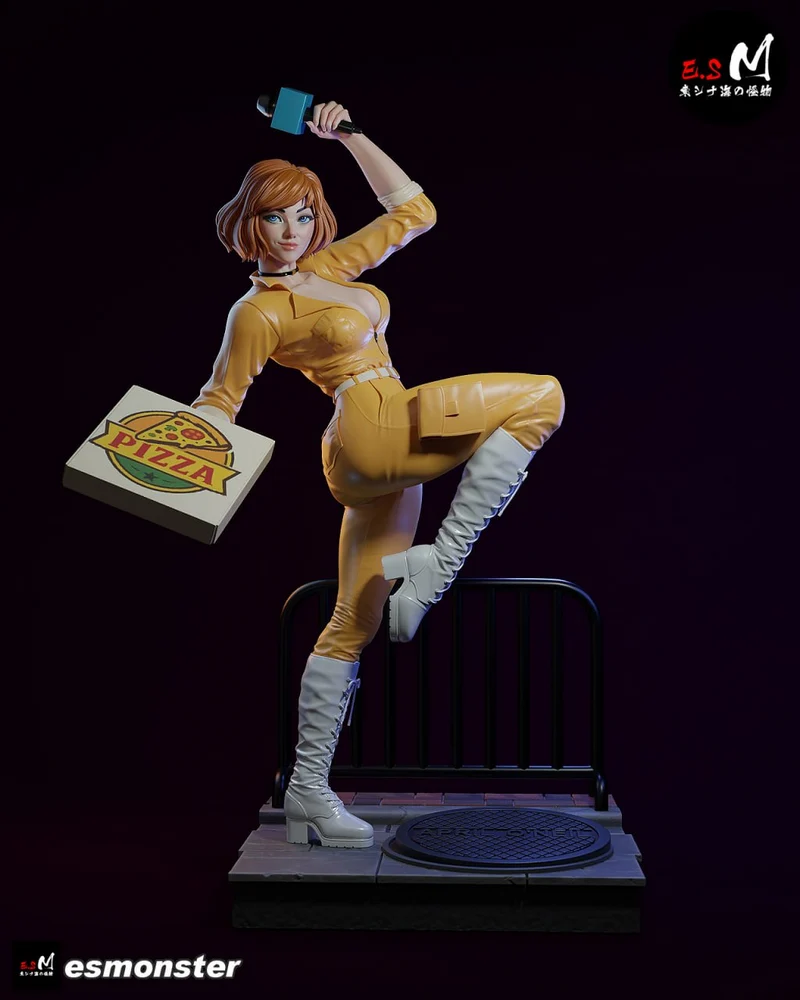 April O’Neil Reporter (TMNT) STL model for 3D printing