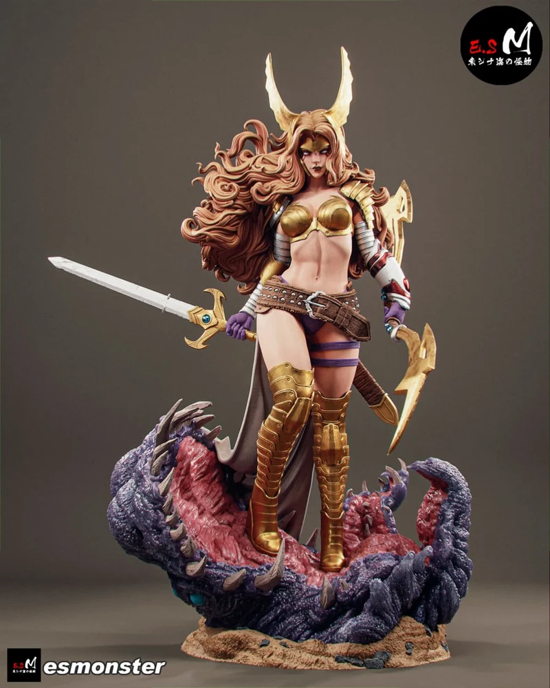 Angela Warrior (Spawn) STL model for 3D printing