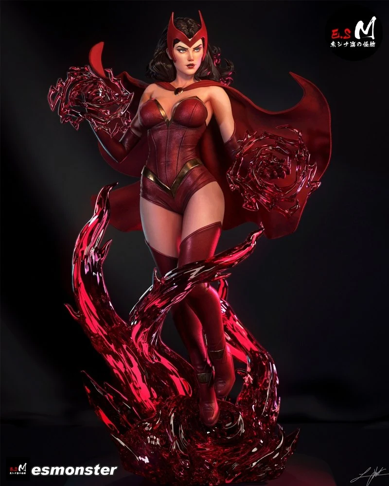 Scarlet Witch Sorceress (Marvel) STL model for 3D printing