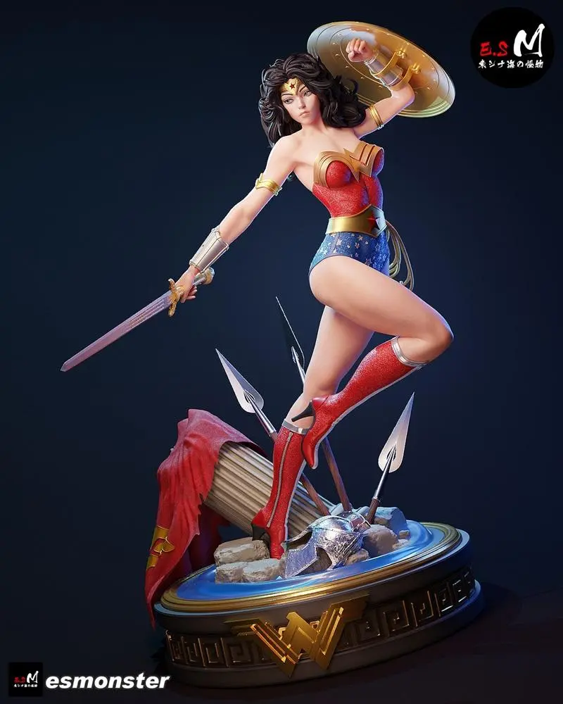 Wonder Woman (DC Comics) STL model for 3D printing