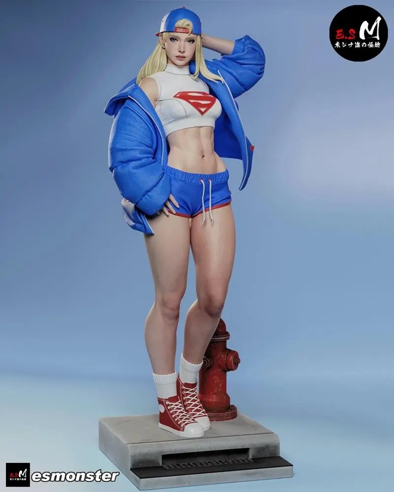 Supergirl Heroine (DC Comics) STL model for 3D printing