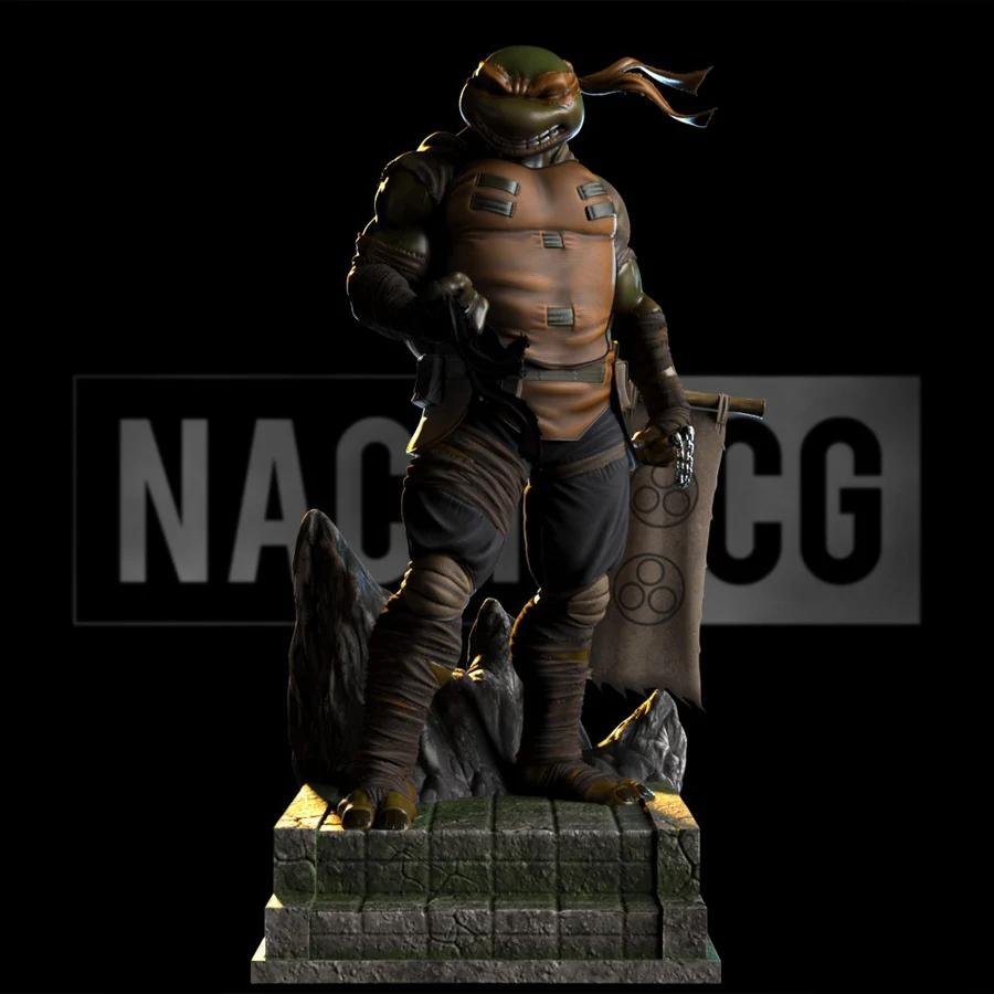 Michelangelo Last Ronin Statue – TMNT 3D printable STL model