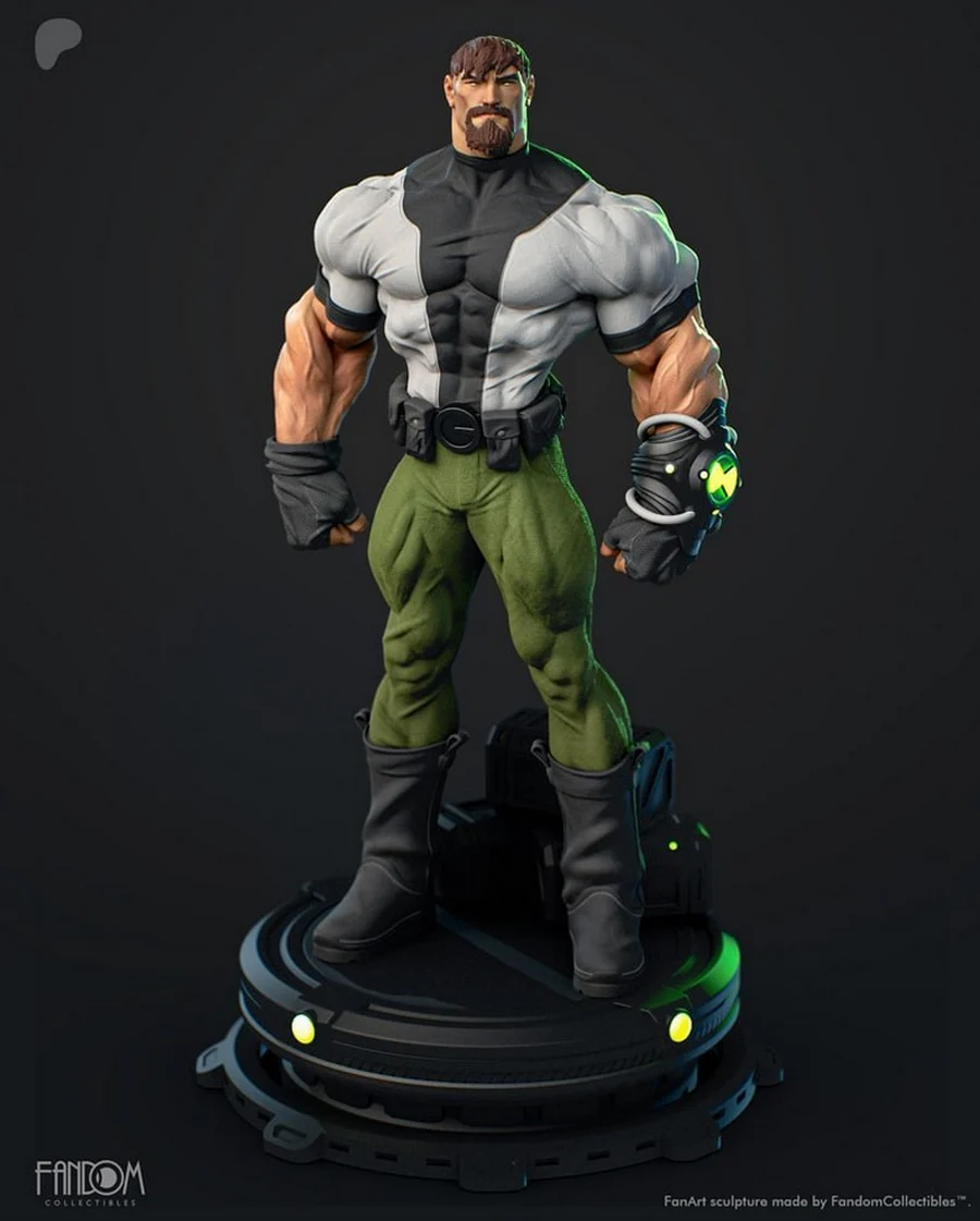 Ben 10000 Hero Figure – Ben 10 3D printable STL model