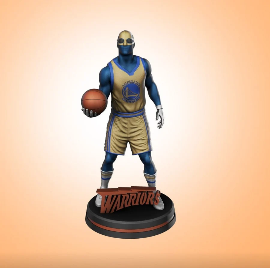 Golden State Warrior Mascot – NBA 3D printable STL model