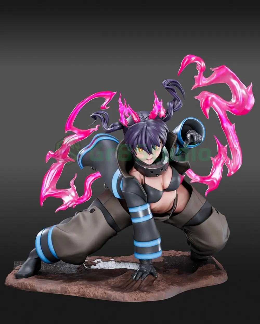Tamaki Kotatsu (Fire Force) STL model for 3D printing