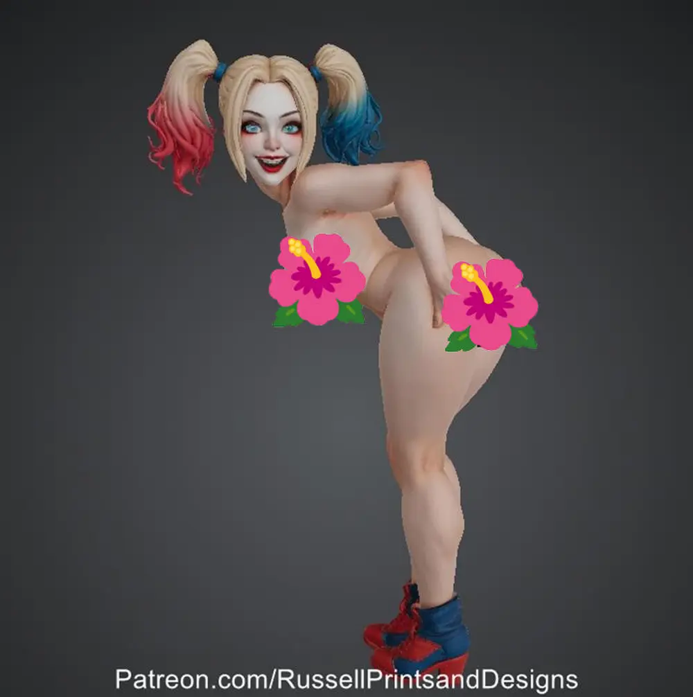 Harley Quinn (DC Comics) STL model for 3D printing