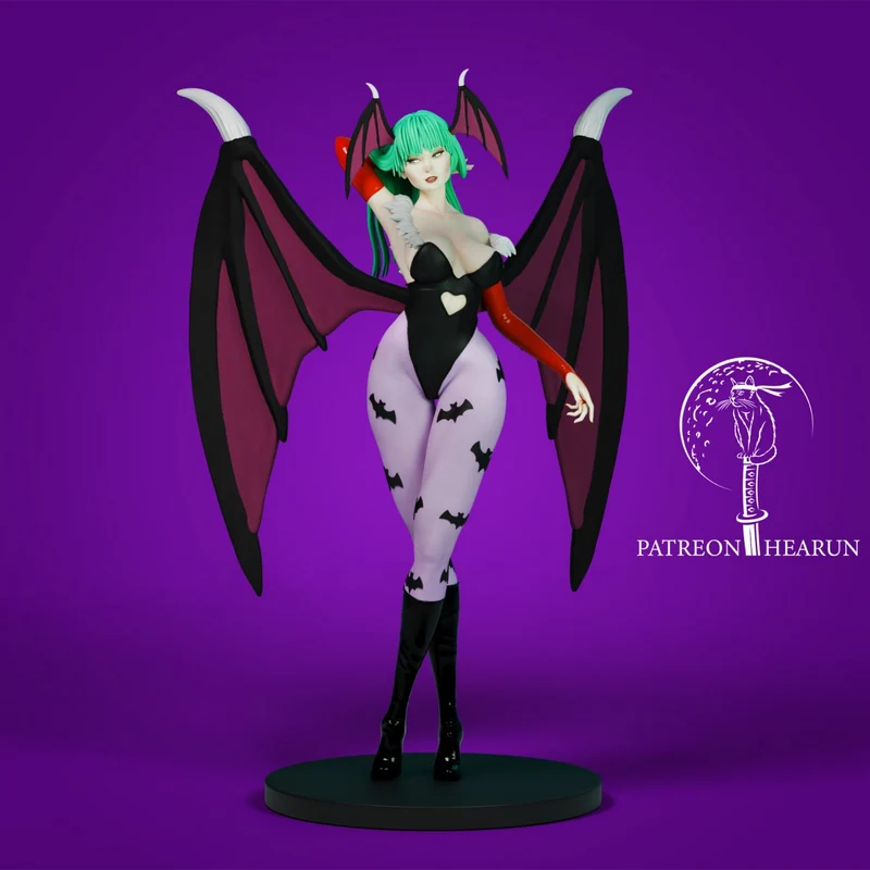 Morrigan Aensland Succubus (Darkstalkers) STL model for 3D printing